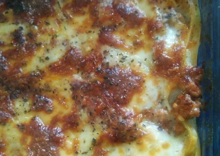 Lasagna lumer ala pizza h*t