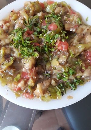 صورة لوصفة سلطة باذنجان