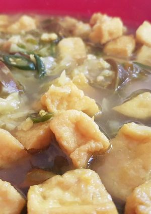 Foto resep Tahu terong kuah cabai hijau