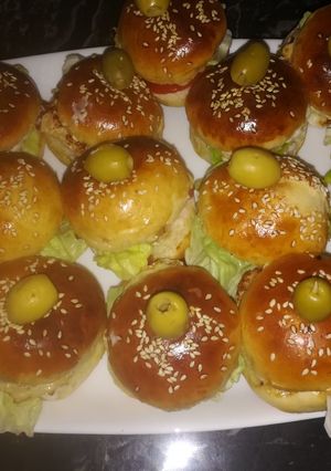 صورة لوصفة ميني بورغر خفيف جداااااااا