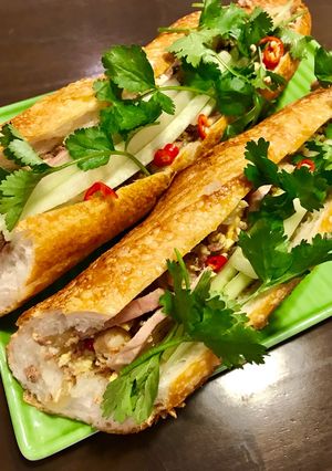 Hình của món Bánh mì dân tổ 1 ổ no căng.
