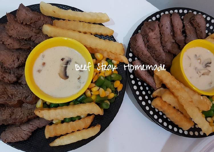 Beef Steak Mushroom Sauce