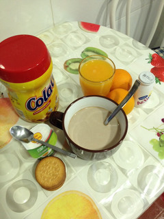 Una foto de El desayuno