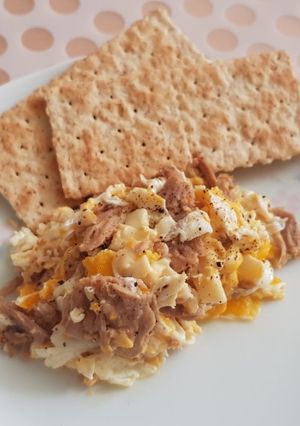 รูปของ ไข่คนทูน่าชีส low carb