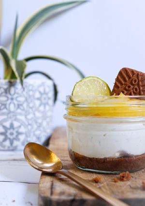 Une photo de Cheesecake citron - spéculoos