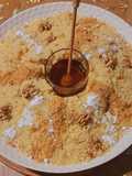 Algerian Seffa with Honey and Nuts