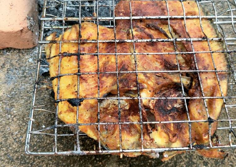 makanan Memanggang ikan Nila segar resep boru Batak😋 yang pingin nambah