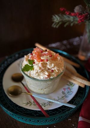 Une photo de Rillettes de saumon fumé aux œufs durs
