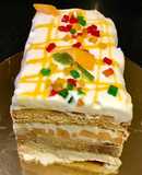 Mango Toast Ice cream Cake