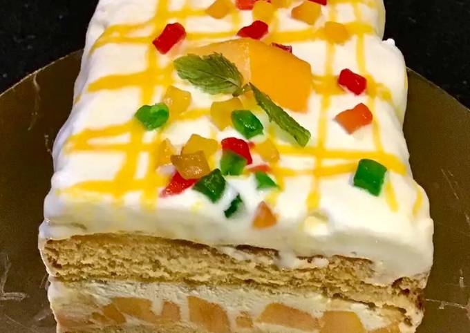 MANGO ICE CREAM CAKE - YouTube
