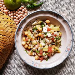 A picture of Chickpeas Paneer Salad.