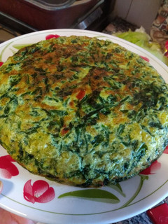Una foto de Tortilla de espinaca
