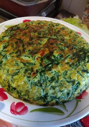 Una foto de Tortilla de espinaca