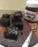 Eggless Wholewheat Nutella Brownies