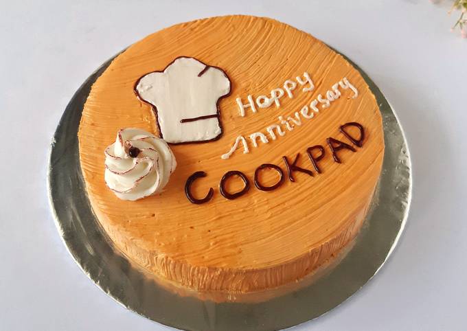 Resep 417.Vanila Cake Spesial Anniversary Cookpad 11th oleh An_nesha ...