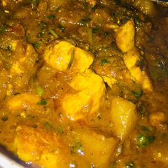 A picture of Panner handi or mix veg.