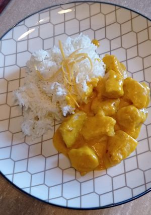 Foto di Pollo aromatizzato al pompelmo rosa e kefir