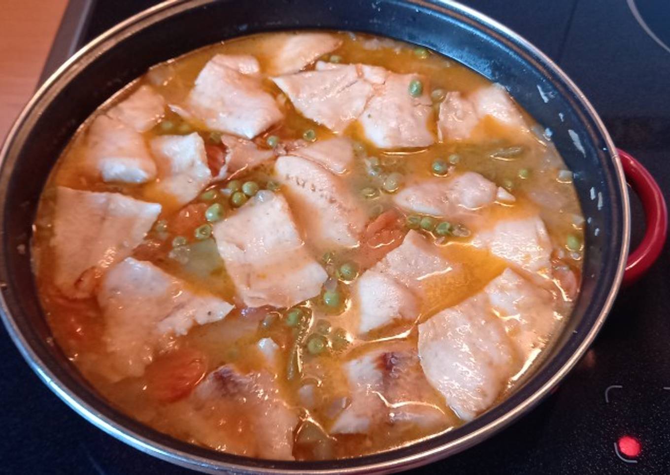 154. Filetes de merluza con menestra