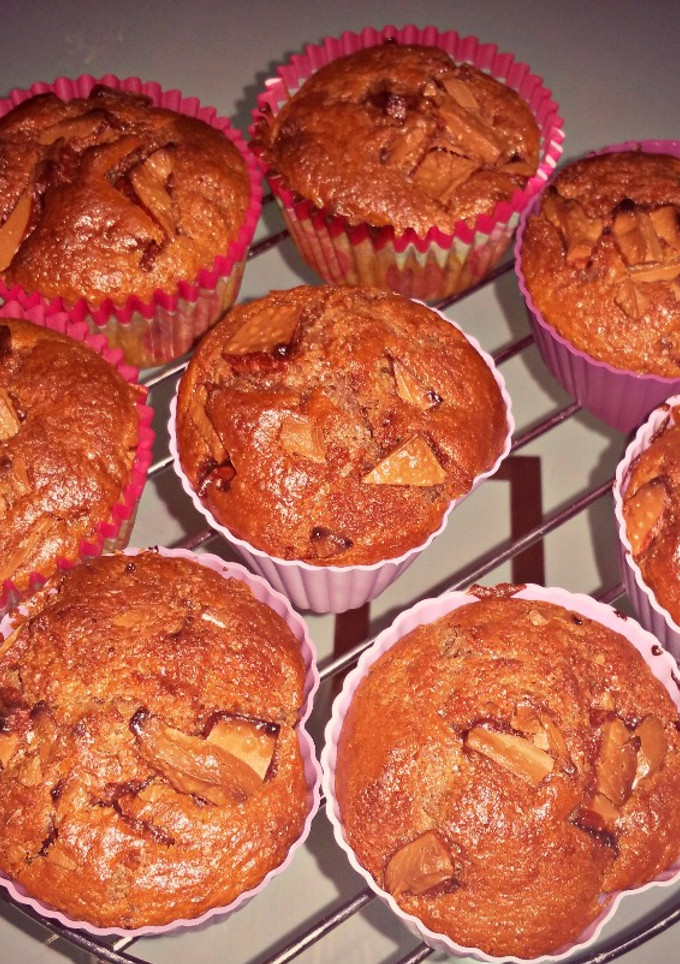 Una foto de Muffins de chocolate tipo Starbucks