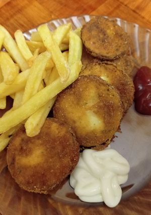 Rántott tök gluténentesen recept fotója
