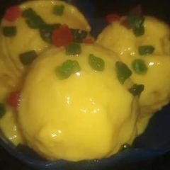 A picture of Mango ice cream.