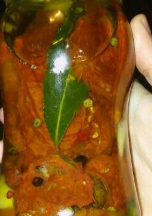Una foto de Conserva de tomates deshidratados