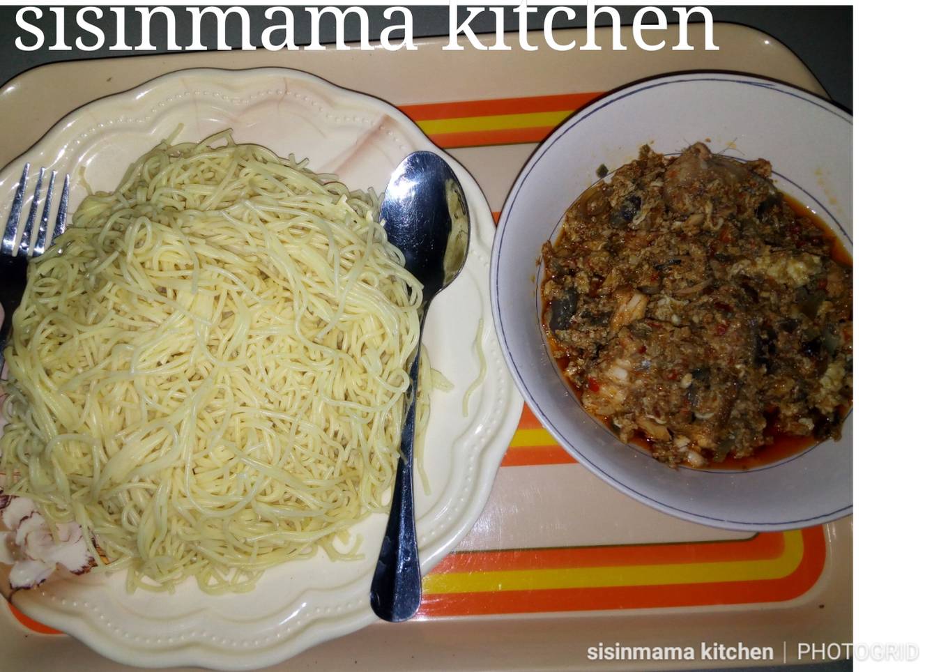 Spaghetti & egg source
