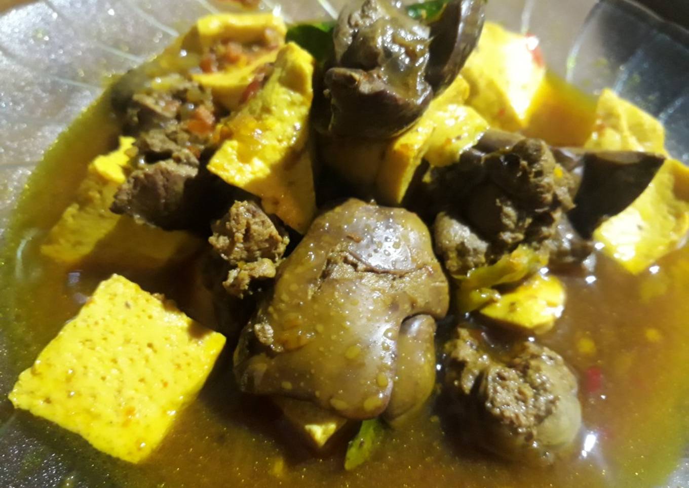 Rica2 Ati dan tahu berkuah
