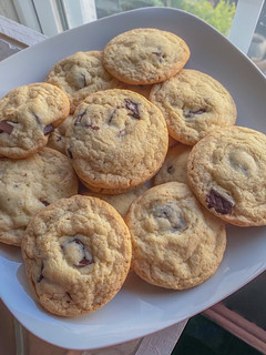 A picture of Dark Chocolate Chunk Cookies.