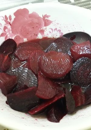 Una foto de Ensalada de remolachas agridulce