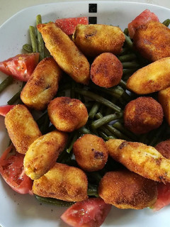 Una foto de Croquetas de puré Maggi y jamón