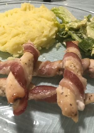 Baconos csirkemell recept fotója