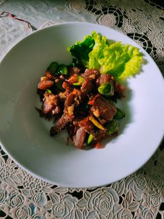 Foto resep Tumis ikan asin pete