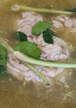 Foto resep Otak sapi ungkep goreng