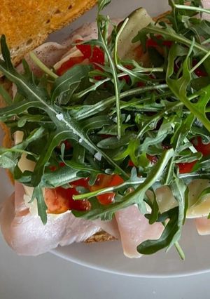 Foto de Sandwich aberta de Peru