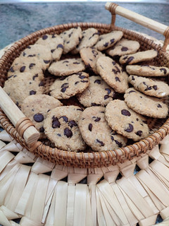 Foto principal de Galletas de avena con chocolate, sin azúcar, sin huevo