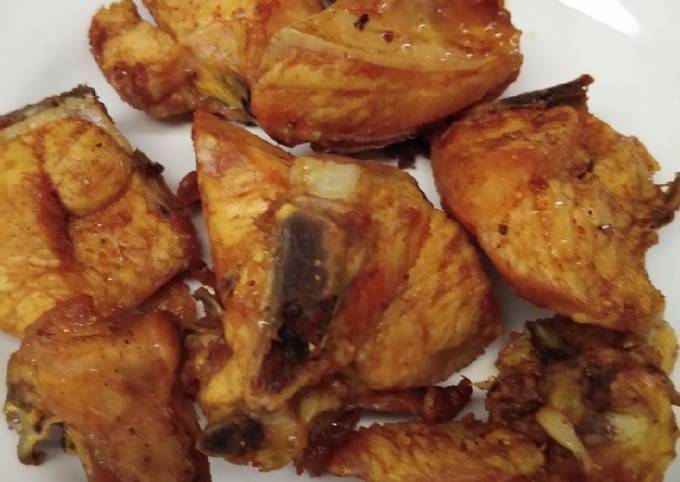 Ayam goreng simple gurih renyah