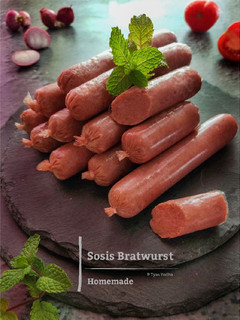 Foto resep Sosis Bratwurst Homemade Rasa Pabrikan