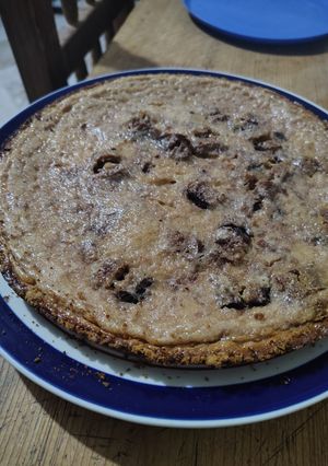 Una foto de Pay De Queso Con Kinder Delice