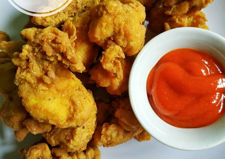 Langkah Mudah untuk Menyiapkan Resep Ayam Popcorn Kriuk Anti Gagal