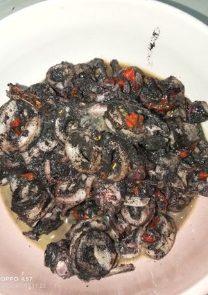 Foto resep Cumi cumi Hitam
