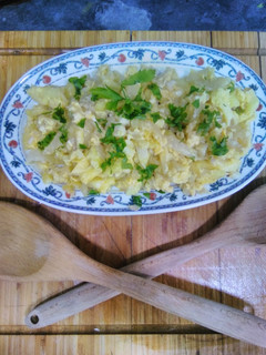 Una foto de Bacalao a bras o bacalao a la lisboeta