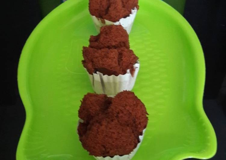 Bagaimana Membuat Bolu kukus coklat tepung beras syan syan, Lezat