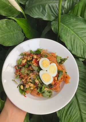 Hình của món Bánh tráng trộn.