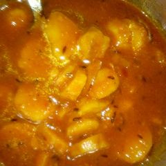 A picture of Arbi ki sabji.