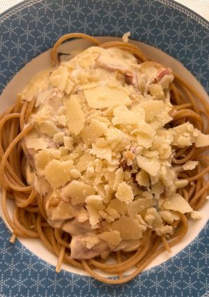 A picture of Spaghetti “Alla Crema”.