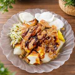 Kupat Tahu Gurih Bumbu Kacang-レシピのメイン写真
