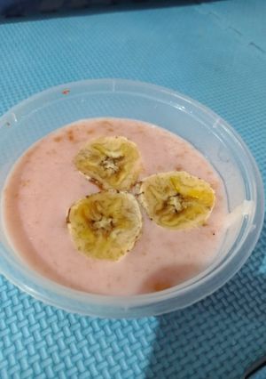 Foto resep SNACK MPASI 9+ Puding Marie Topping Pisang