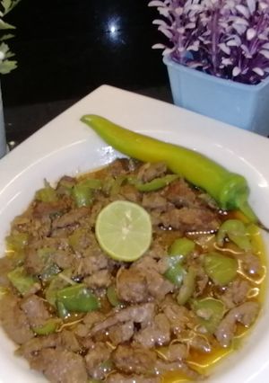 صورة لوصفة الكبده الاسكندراني الاصليه