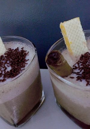 Foto resep Chocolate Milkshake ala Cafe - Milkshake Coklat